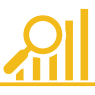 data-search-interface-symbol-of-a-bars-graphic-with-a-magnifier-tool